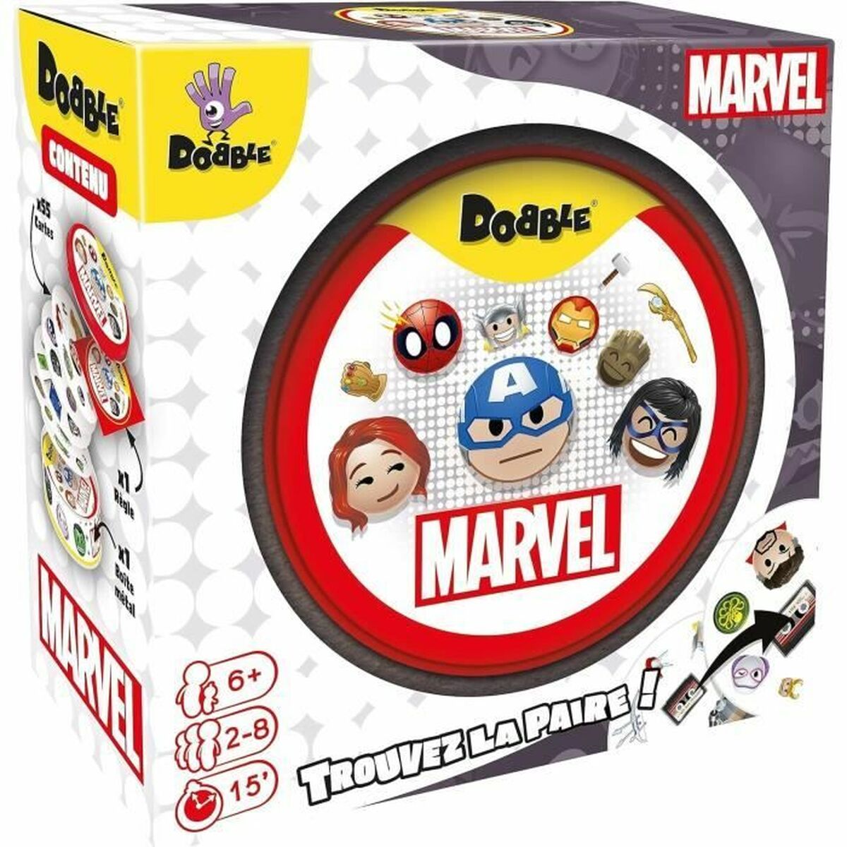 Образователна Игра Asmodee Dobble: Marvel
